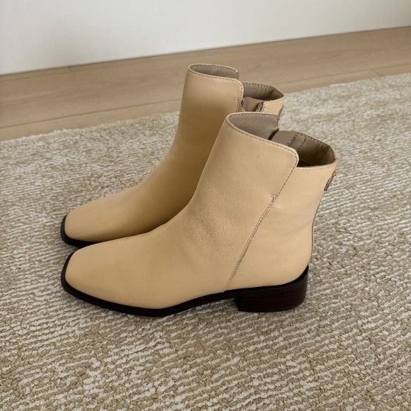 Sam Edelman Beige Bootie Size 5 - Picture 2 of 6